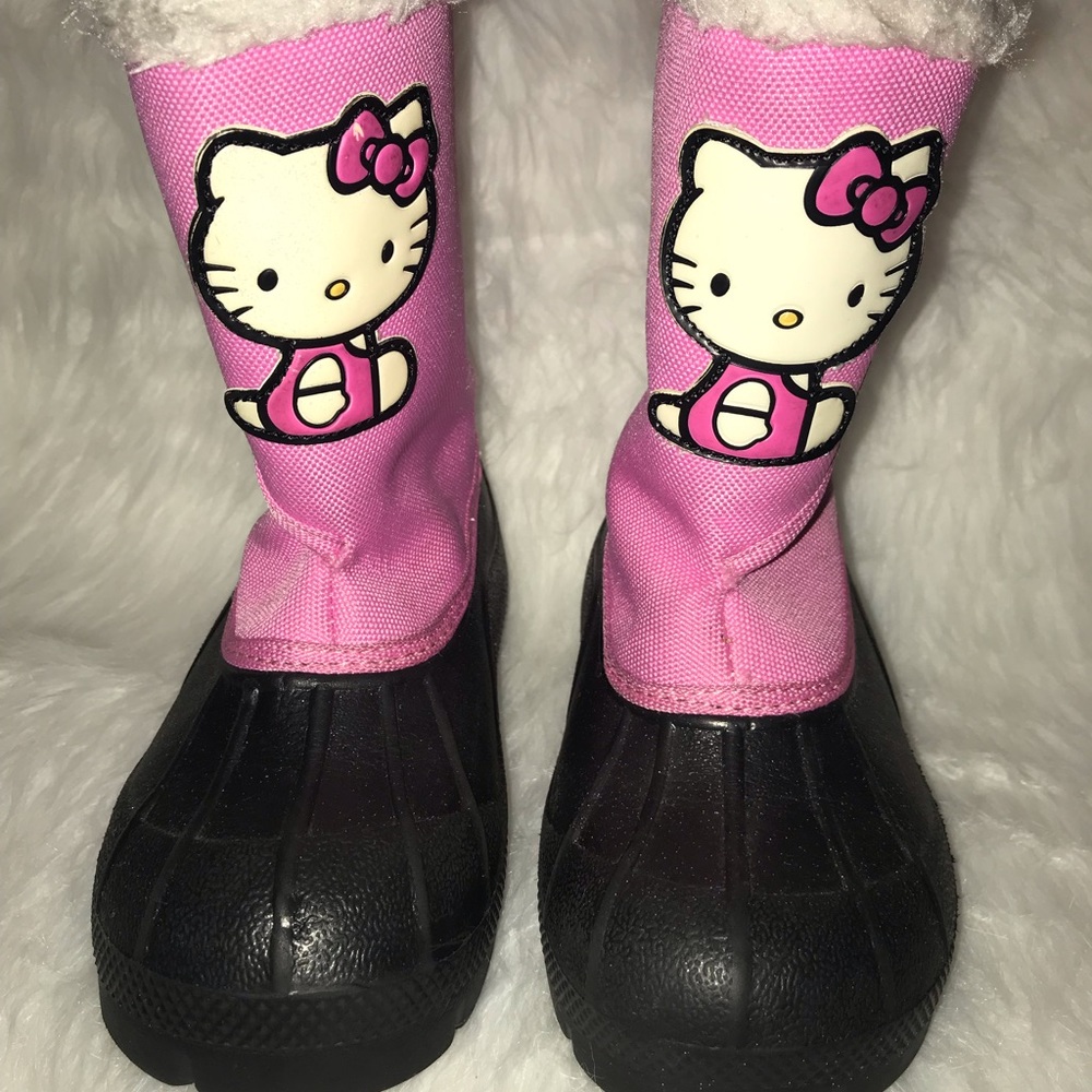 ✨Hello Kitty Faux Fur Lining Boots L (9/10)